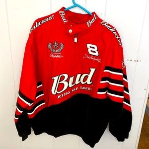 Chase Authentics Jacket & Coat NASCAR Red Mens Racing Jacket Large